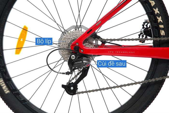 Xe Đạp Địa Hình MTB Twitter Storm 2.0 27.5 inch Size M Màu Đỏ