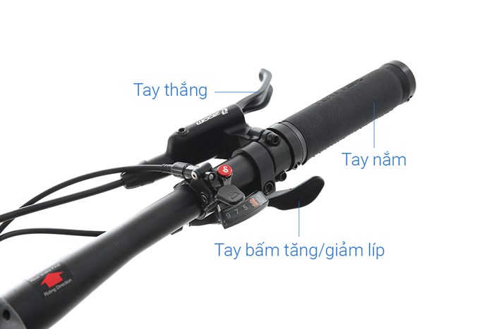 Xe Đạp Địa Hình MTB Twitter Storm 2.0 29 inch (Size S) Màu Đen - Đỏ