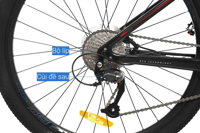 Xe Đạp Địa Hình MTB Twitter Storm 2.0 29 inch (Size S) Màu Đen - Đỏ