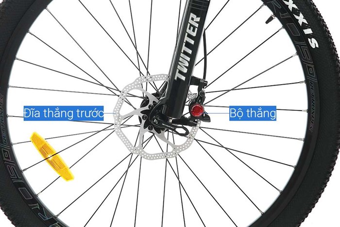 Xe Đạp Địa Hình MTB Twitter Storm 2.0 29 inch (Size S) Màu Đen - Đỏ