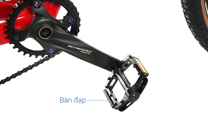 Xe Đạp Địa Hình MTB Twitter Storm 2.0 Main 27.5 inch Size M Màu Đỏ