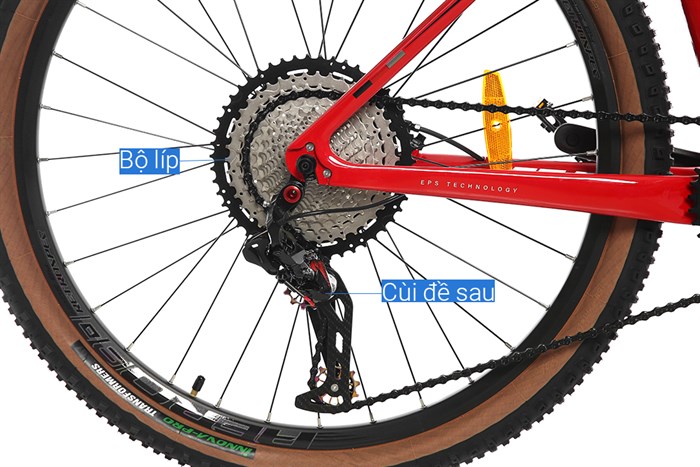 Xe Đạp Địa Hình MTB Twitter Storm 2.0 Main 27.5 inch Size M Màu Đỏ