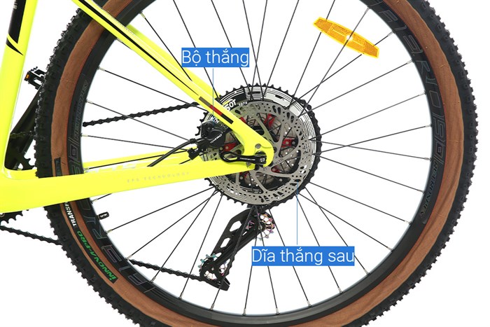 Xe Đạp Địa Hình MTB Twitter Storm 2.0 Main 27.5 inch Size M Màu Vàng