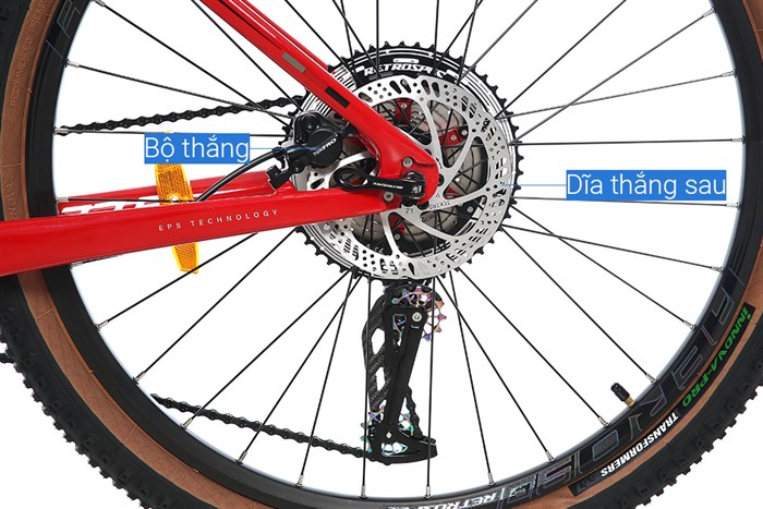 Xe Đạp Địa Hình MTB Twitter Storm 2.0 Main 27.5 inch Size M Màu Đỏ