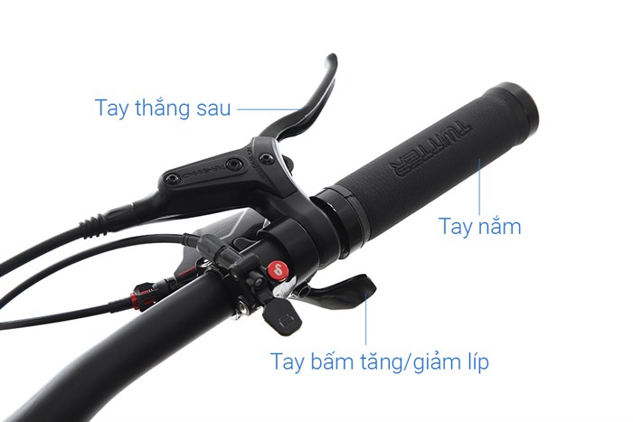 Xe Đạp Địa Hình MTB Twitter Storm 2.0 Main 27.5 inch Size M Màu Đỏ