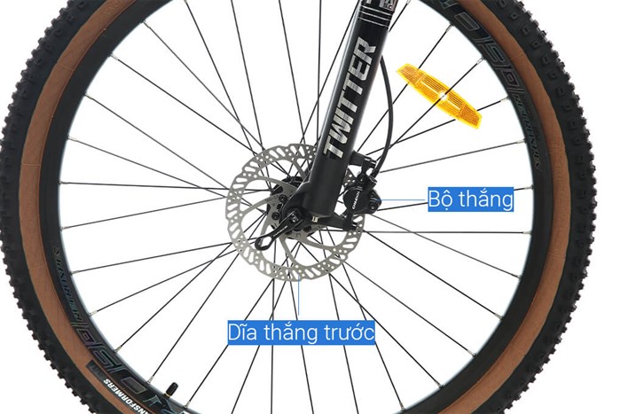 Xe Đạp Địa Hình MTB Twitter Storm 2.0 Main 27.5 inch Size S Màu Đỏ