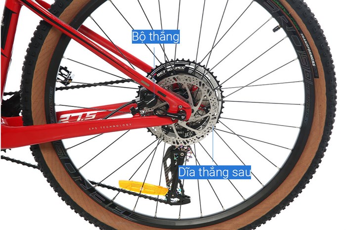 Xe Đạp Địa Hình MTB Twitter Storm 2.0 Main 27.5 inch Size S Màu Đỏ