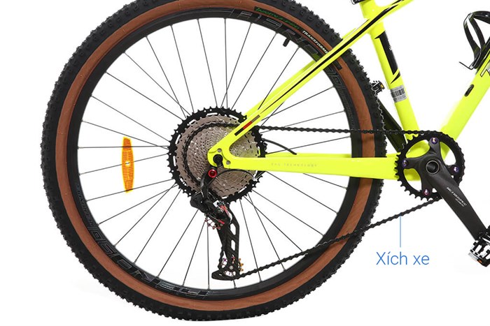 Xe Đạp Địa Hình MTB Twitter Storm 2.0 Main 27.5 inch Size S Màu Vàng