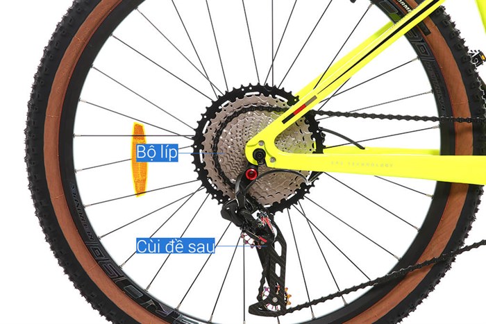 Xe Đạp Địa Hình MTB Twitter Storm 2.0 Main 27.5 inch Size S Màu Vàng