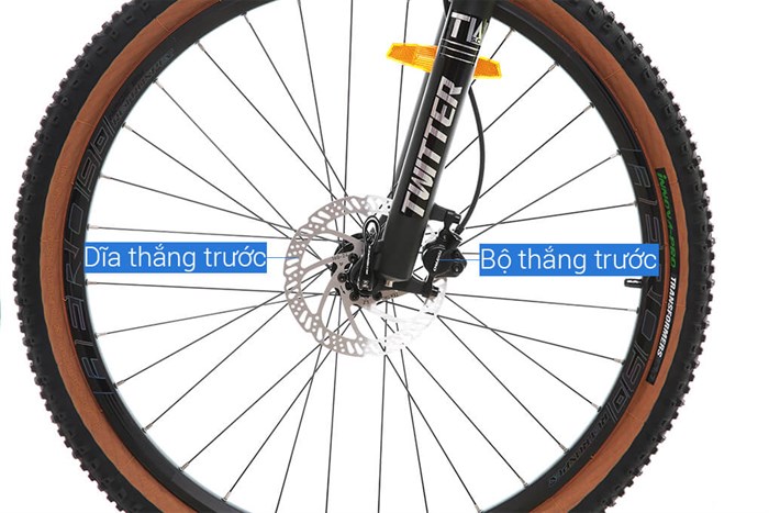 Xe Đạp Địa Hình MTB Twitter Storm 2.0 Main 27.5 inch Size S Màu Vàng