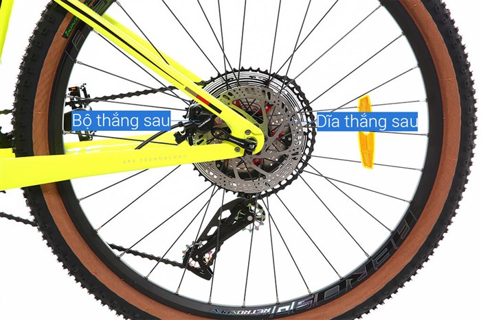 Xe Đạp Địa Hình MTB Twitter Storm 2.0 Main 27.5 inch Size S Màu Vàng