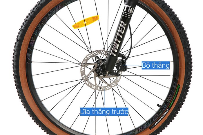Xe Đạp Địa Hình MTB Twitter Storm 2.0 Main 27.5 inch Size S Màu Xanh Dương