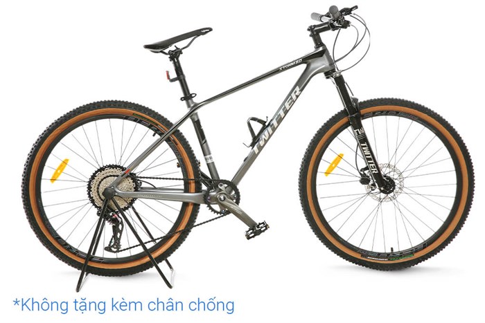 Xe Đạp Địa Hình MTB Twitter Storm 2.0 Main 27.5 inch Size S Màu Xám