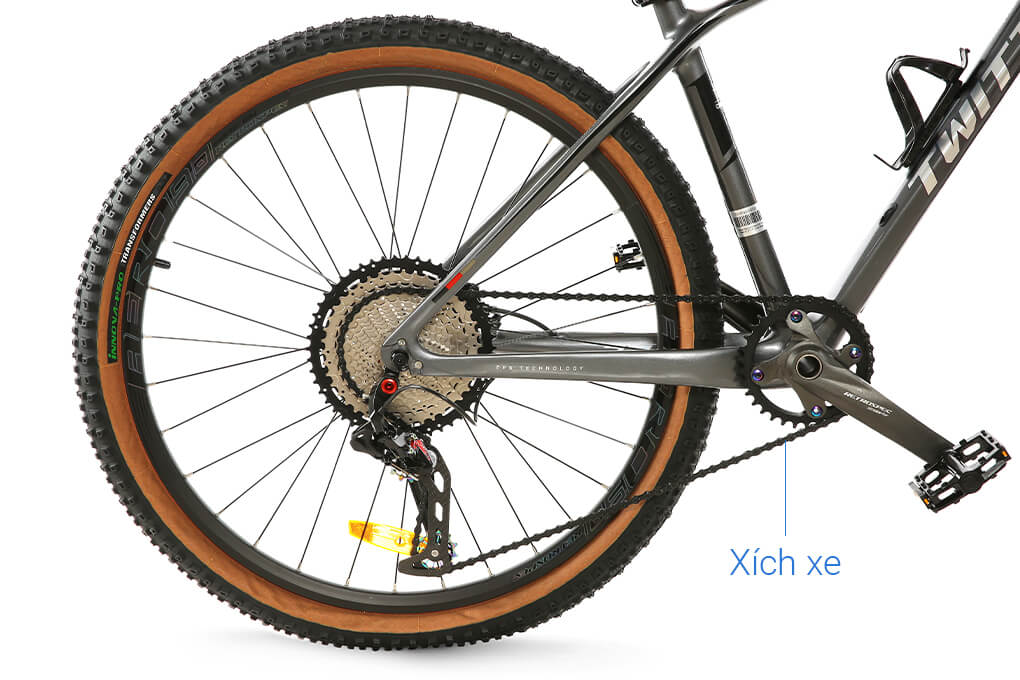 Xe Đạp Địa Hình MTB Twitter Storm 2.0 Main 27.5 inch Size S Màu Xám
