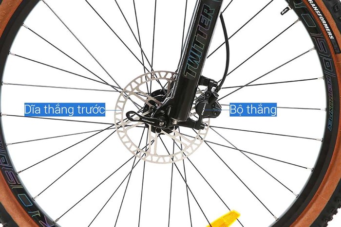 Xe Đạp Địa Hình MTB Twitter Warrior Pro Main 27.5 inch Size S