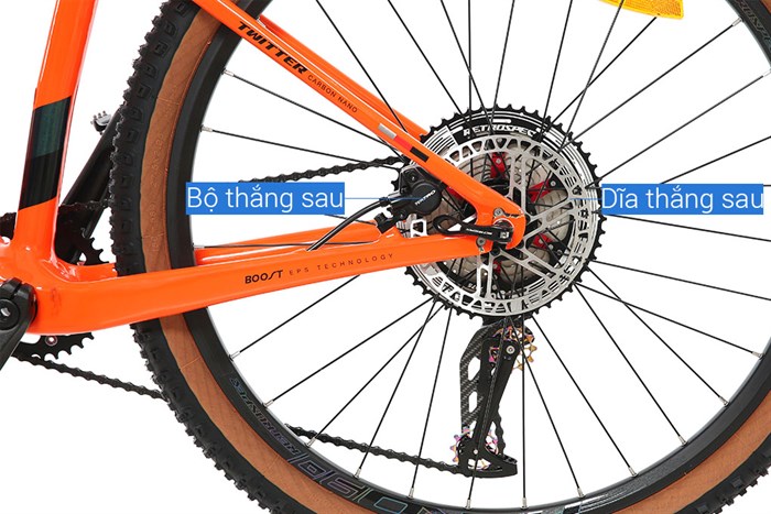 Xe Đạp Địa Hình MTB Twitter Warrior Pro Main 29 inch Size S