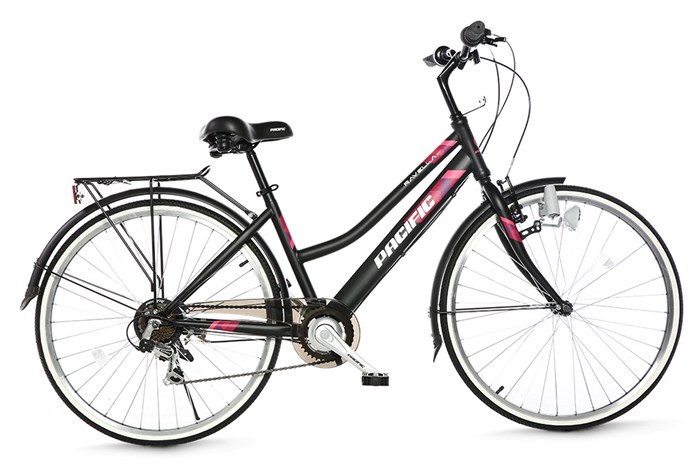 Xe Đạp Đường Phố City Pacific Ravella XT 26 inch Màu Đen hồng