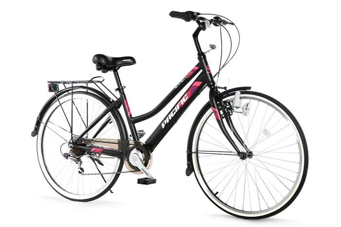 Xe Đạp Đường Phố City Pacific Ravella XT 26 inch Màu Đen hồng