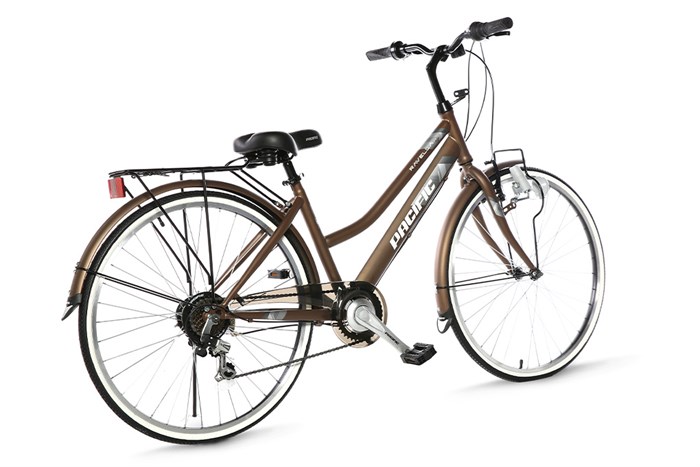 Xe Đạp Đường Phố City Pacific Ravella XT 26 inch Màu Nâu