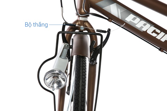 Xe Đạp Đường Phố City Pacific Ravella XT 26 inch Màu Nâu