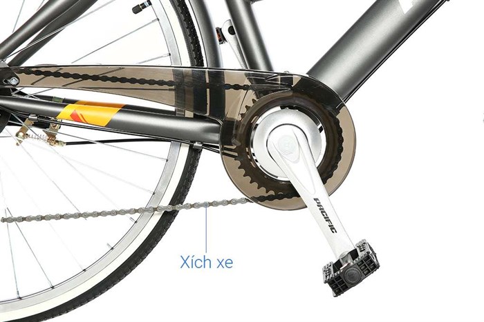 Xe Đạp Đường Phố City Pacific Ravella XT 26 inch Màu Xám