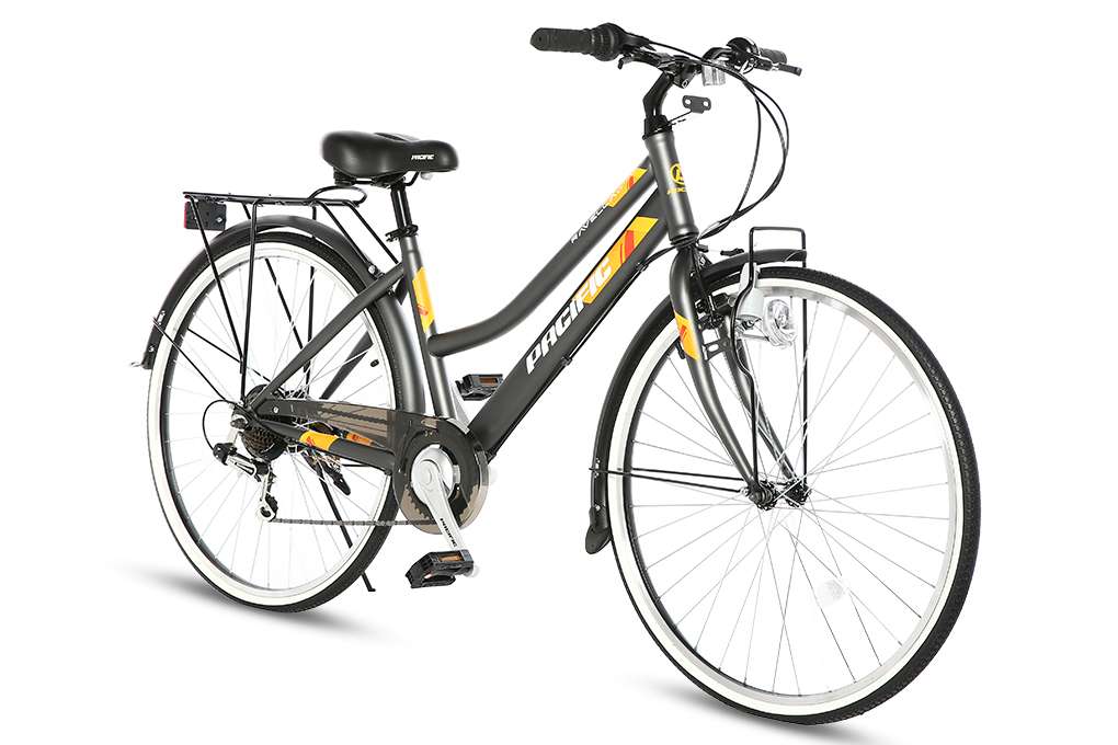 Xe Đạp Đường Phố City Pacific Ravella XT 26 inch Màu Xám