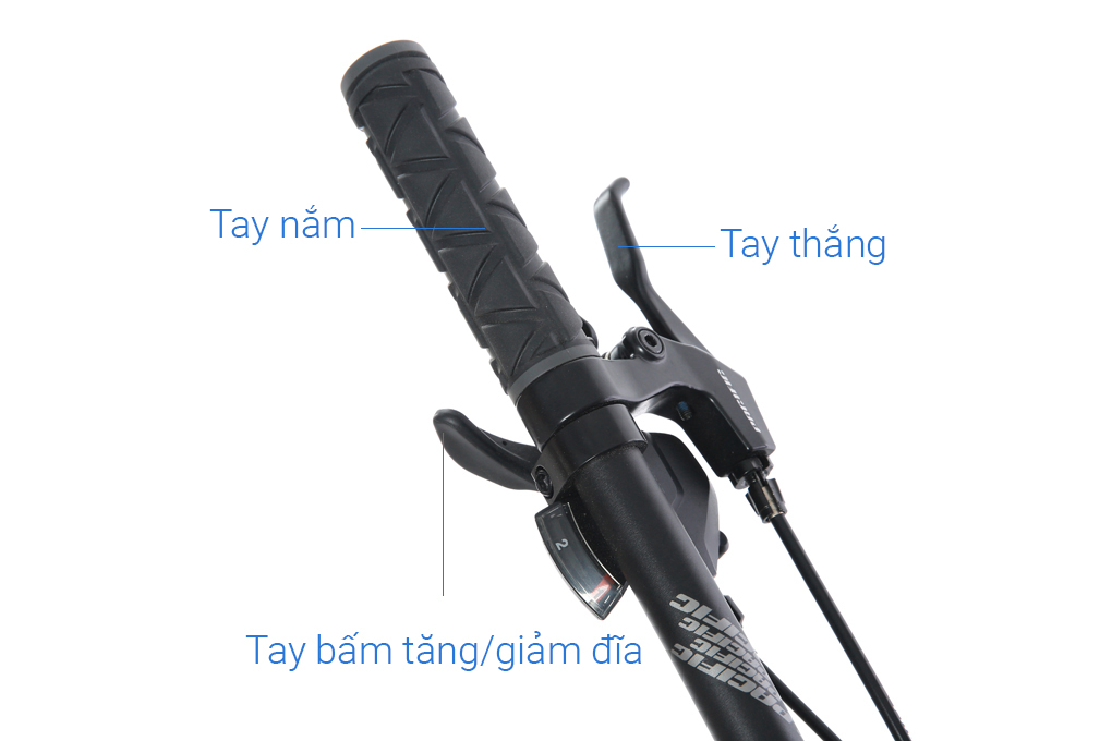 Xe Đạp Địa Hình MTB Pacific Vigilon 3.0 27.5 inch Màu Đen - Xanh lá
