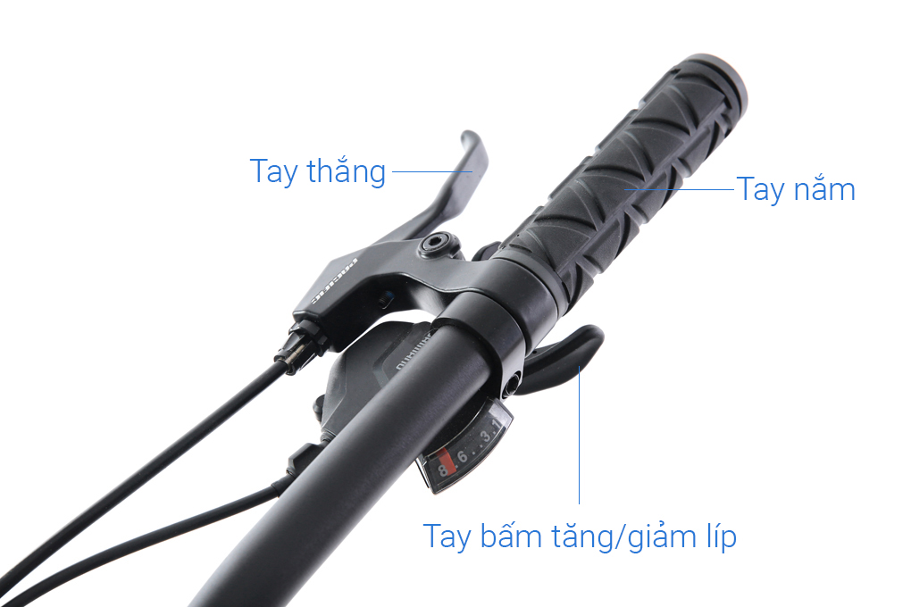 Xe Đạp Địa Hình MTB Pacific Vigilon 3.0 27.5 inch Màu Đen - Xanh lá