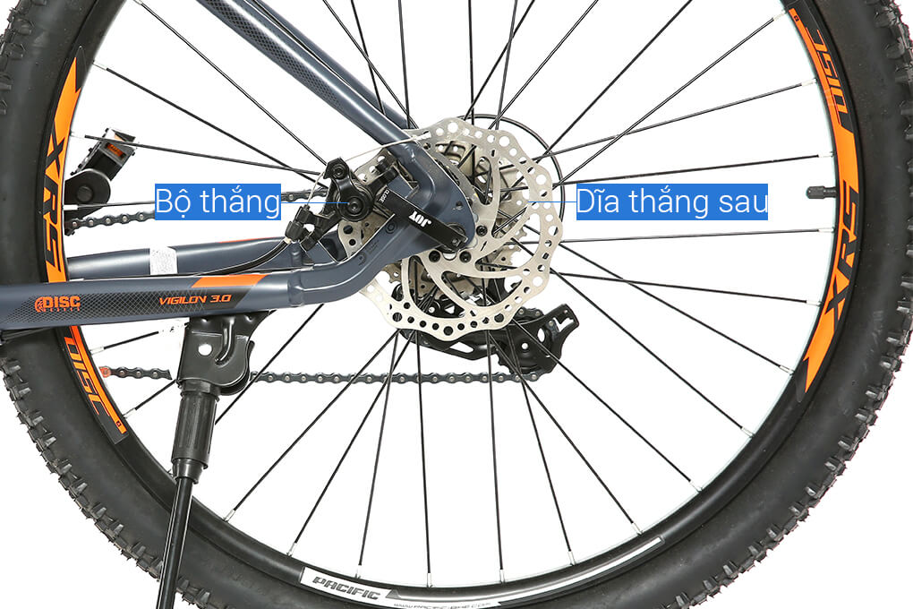 Xe Đạp Địa Hình MTB Pacific Vigilon 3.0 27.5 inch Màu Xám - Cam