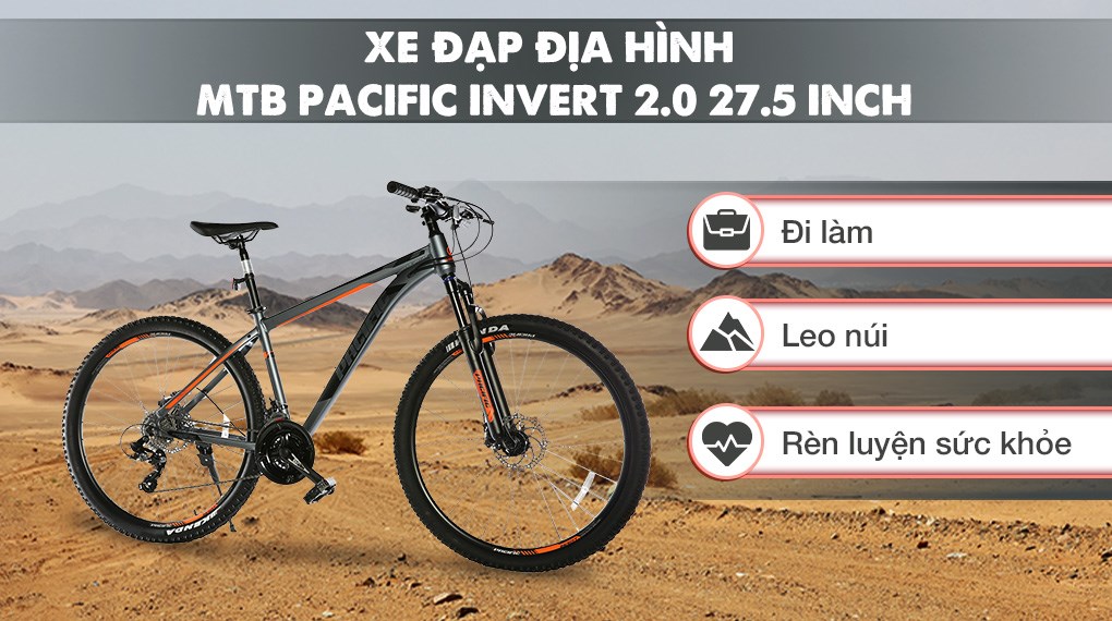 Xe Đạp Địa Hình MTB Pacific Invert 2.0 27.5 inch