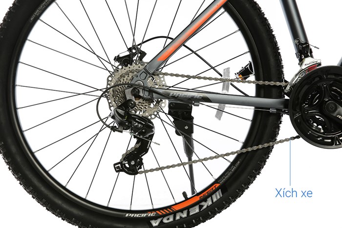 Xe Đạp Địa Hình MTB Pacific Invert 2.0 27.5 inch Màu Xám