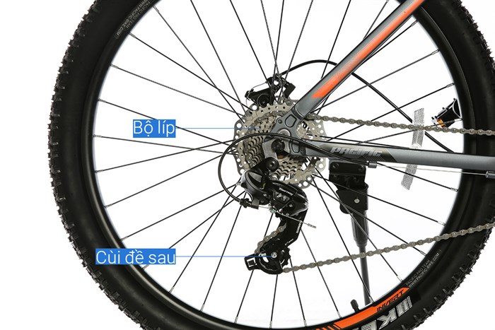 Xe Đạp Địa Hình MTB Pacific Invert 2.0 27.5 inch Màu Xám