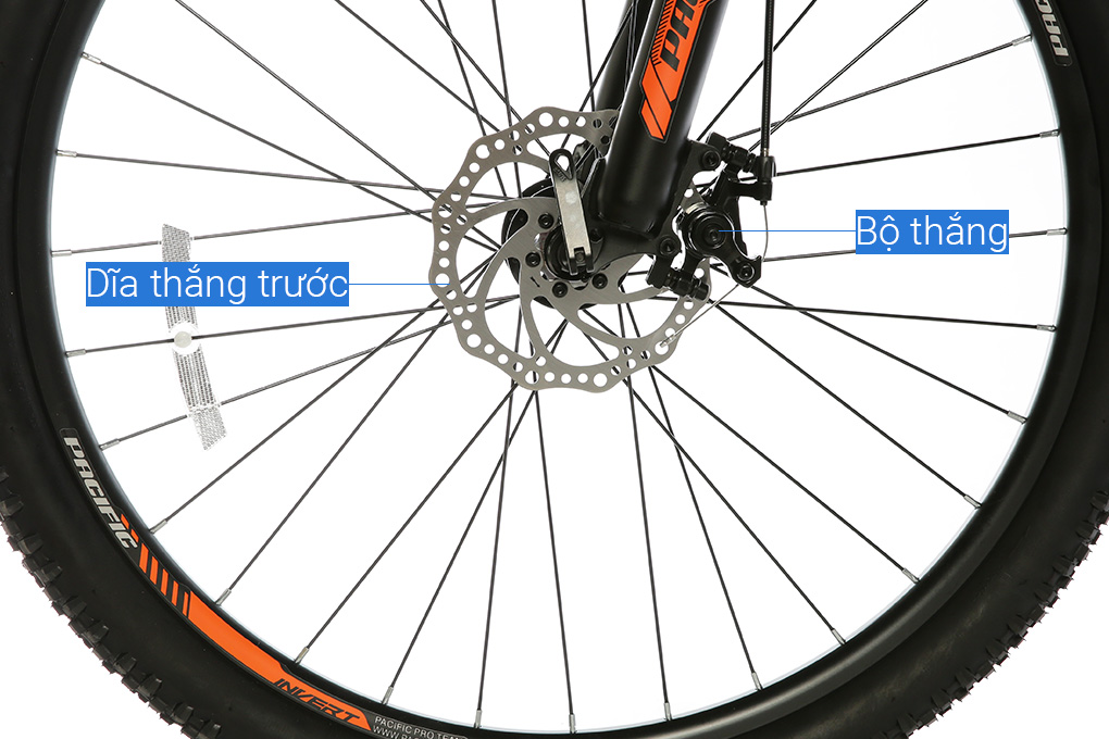 Xe Đạp Địa Hình MTB Pacific Invert 2.0 27.5 inch Màu Xám