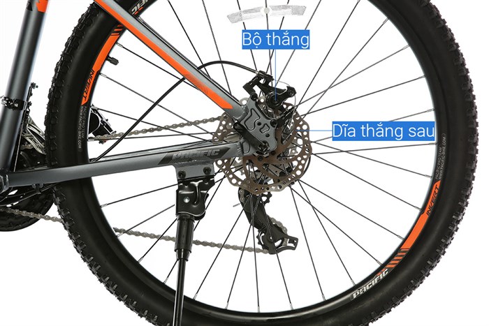 Xe Đạp Địa Hình MTB Pacific Invert 2.0 27.5 inch Màu Xám