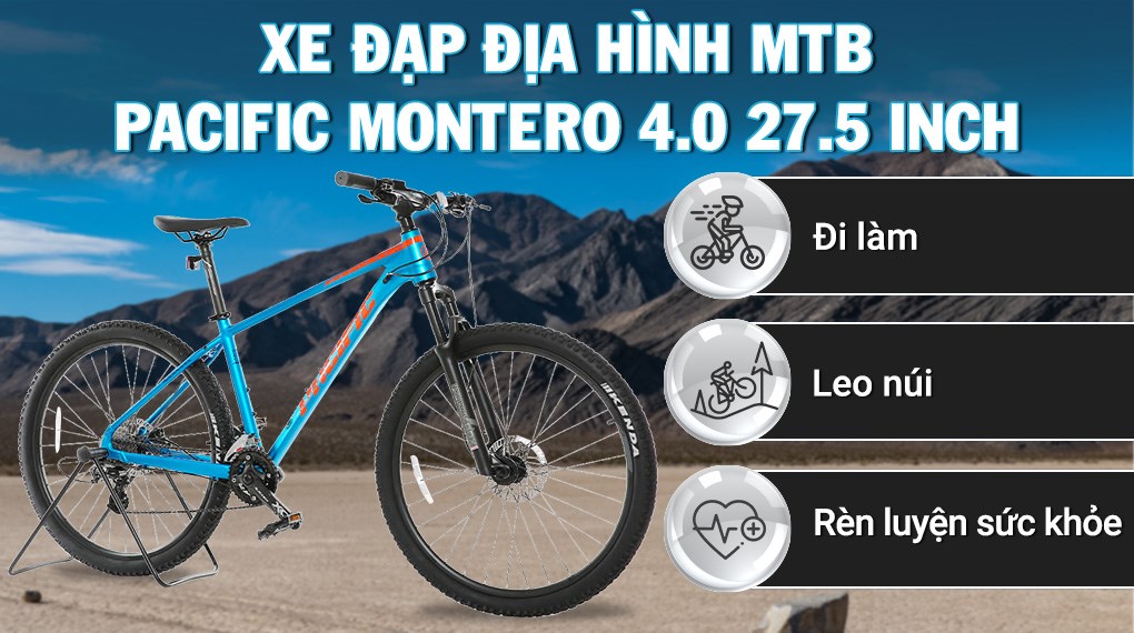 Xe Đạp Địa Hình MTB Pacific Montero 4.0 27.5 inch