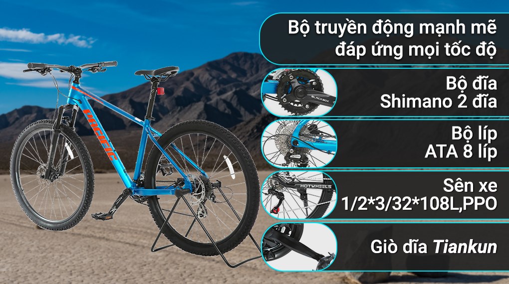 Xe Đạp Địa Hình MTB Pacific Montero 4.0 27.5 inch