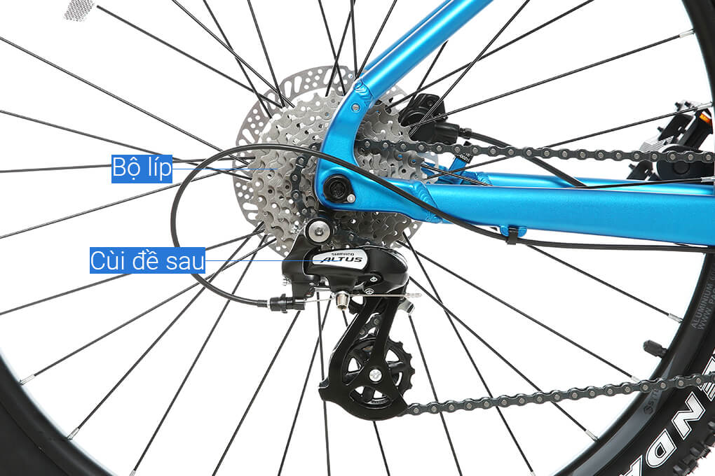 Xe Đạp Địa Hình MTB Pacific Montero 4.0 27.5 inch Màu Xanh Dương