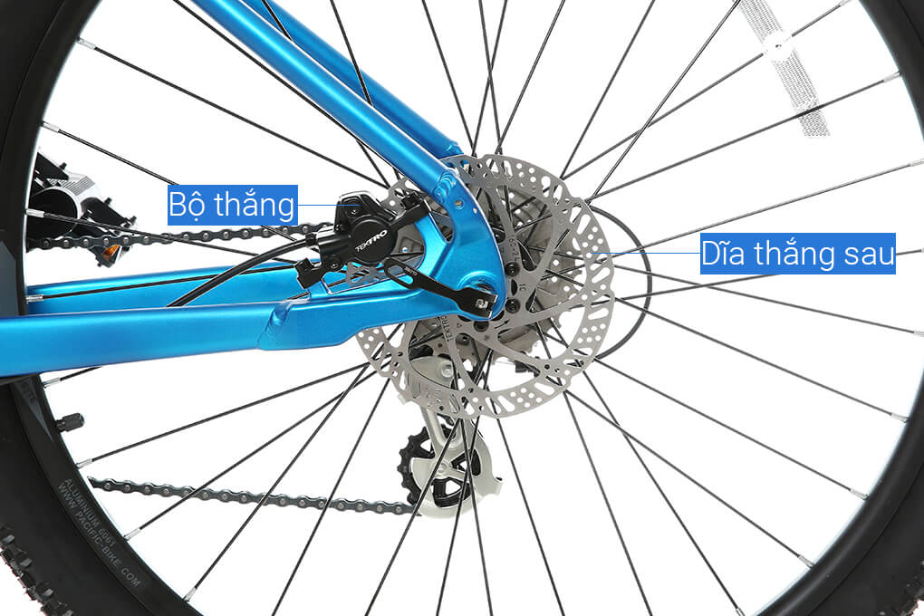 Xe Đạp Địa Hình MTB Pacific Montero 4.0 27.5 inch Màu Xanh Dương