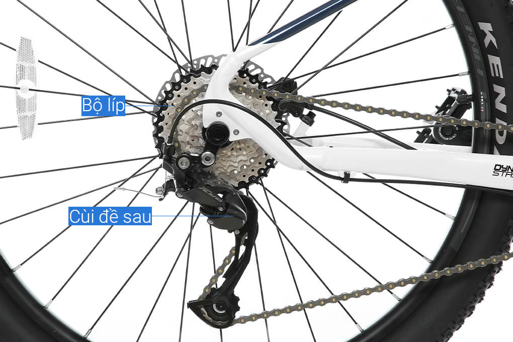 Xe Đạp Địa Hình MTB Pacific Carmeron 5.0 27.5 inch Màu Trắng