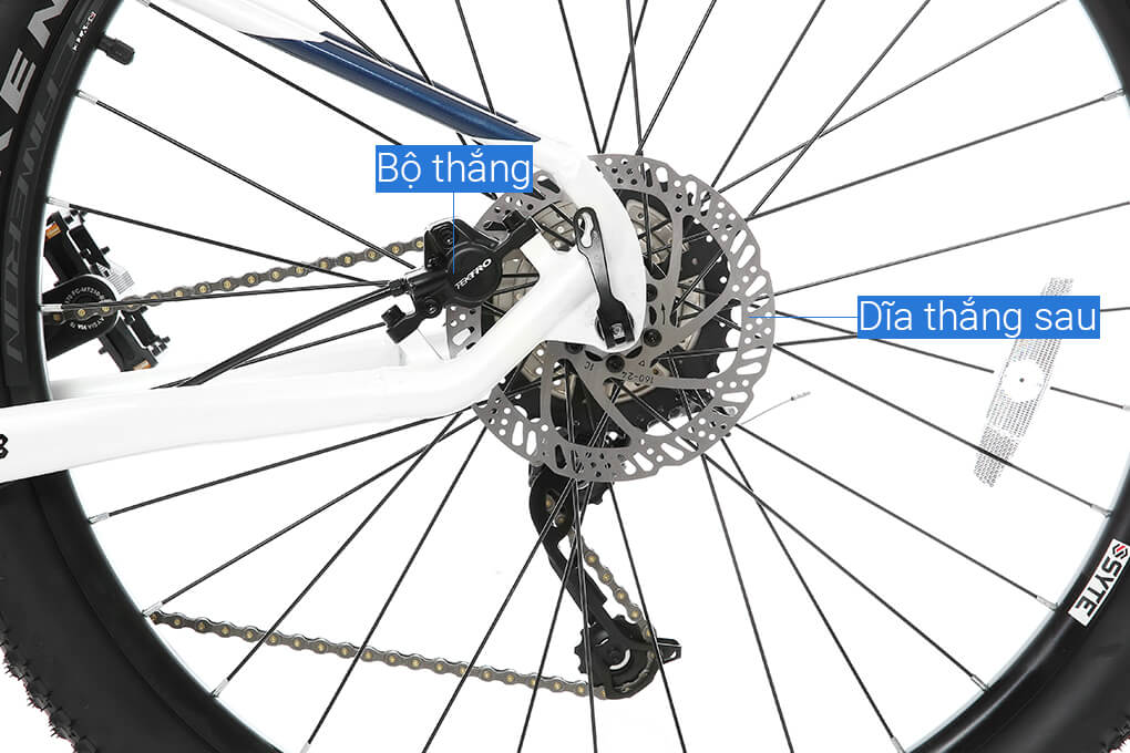 Xe Đạp Địa Hình MTB Pacific Carmeron 5.0 27.5 inch Màu Trắng