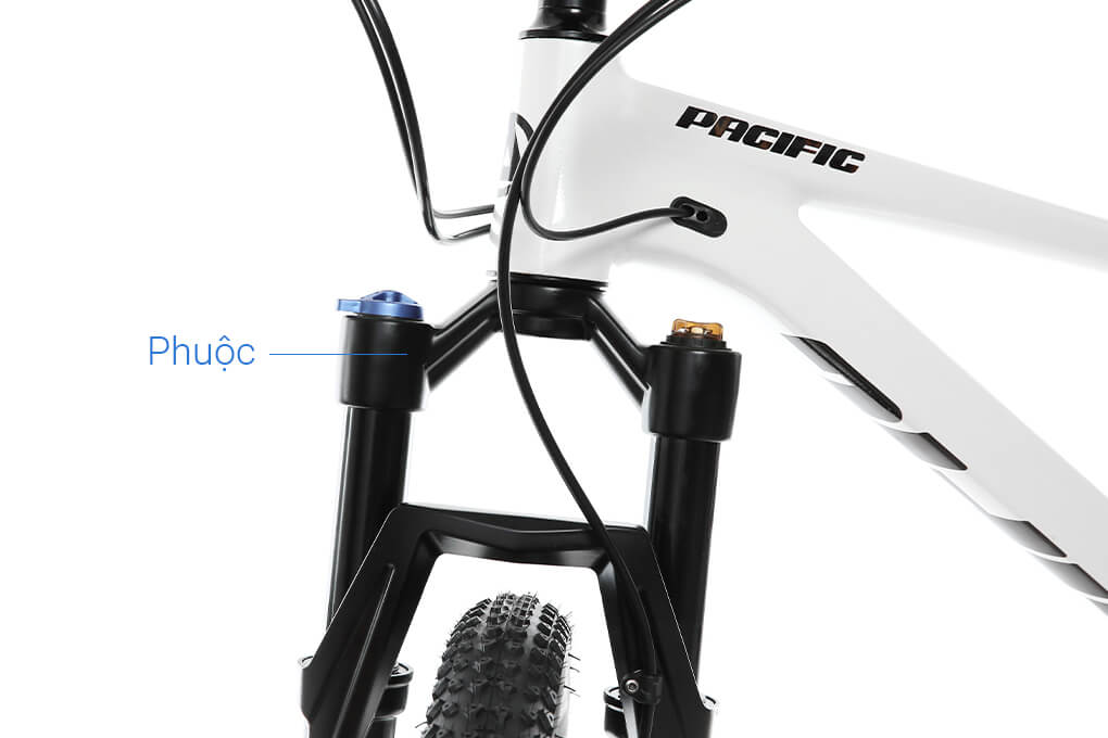 Xe Đạp Địa Hình MTB Pacific Carmeron 5.0 27.5 inch Màu Trắng