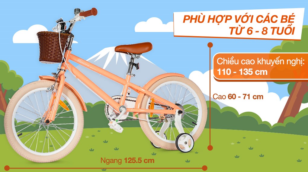 Xe Đạp Trẻ Em Royal Baby RB18B-6-3 18 inch