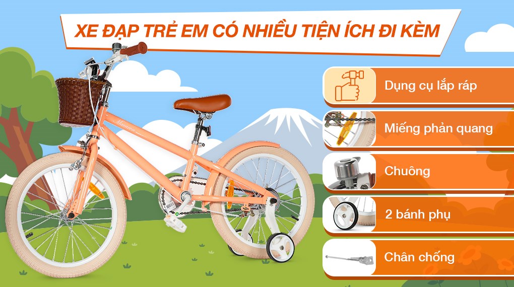 Xe Đạp Trẻ Em Royal Baby RB18B-6-3 18 inch