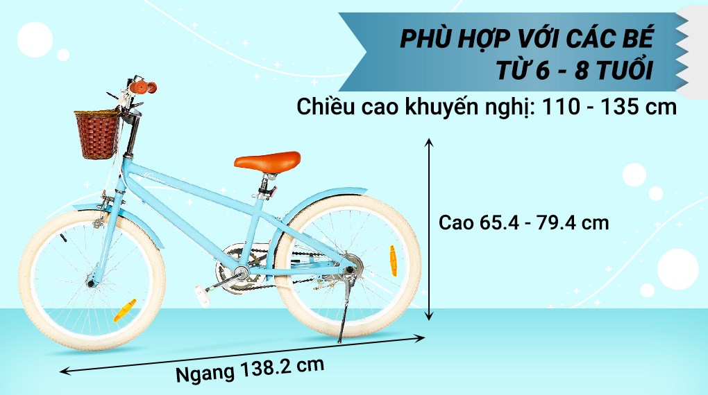 Xe Đạp Trẻ Em Royal Baby RB20B-6-3 20 inch