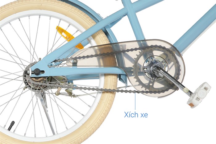 Xe Đạp Trẻ Em Royal Baby RB20B-6-3 20 inch Màu Xanh Dương