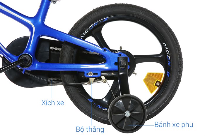 Xe Đạp Trẻ Em Chipmunk CM16-5P 16 inch Màu Xanh Dương