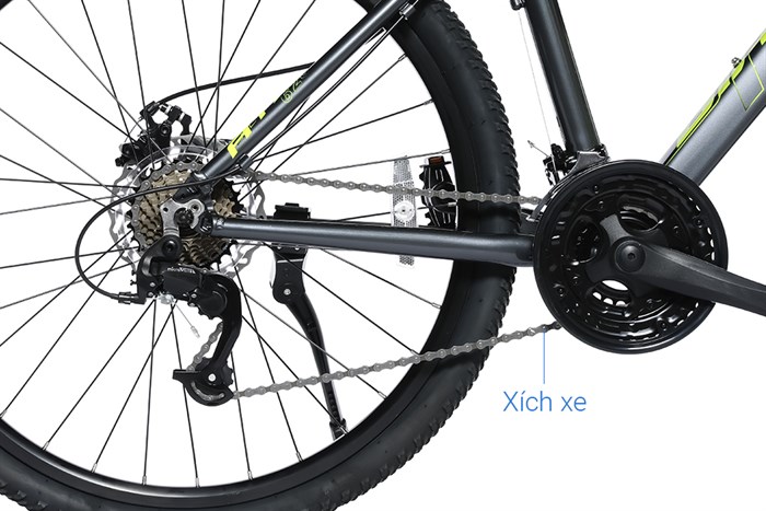 Xe Đạp Địa Hình MTB Giant ATX 620 26 inch Size M Màu Xám
