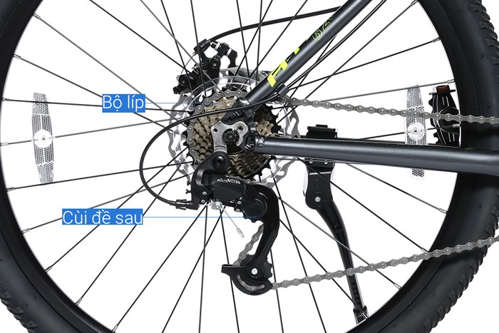 Xe Đạp Địa Hình MTB Giant ATX 620 26 inch Size M Màu Xám