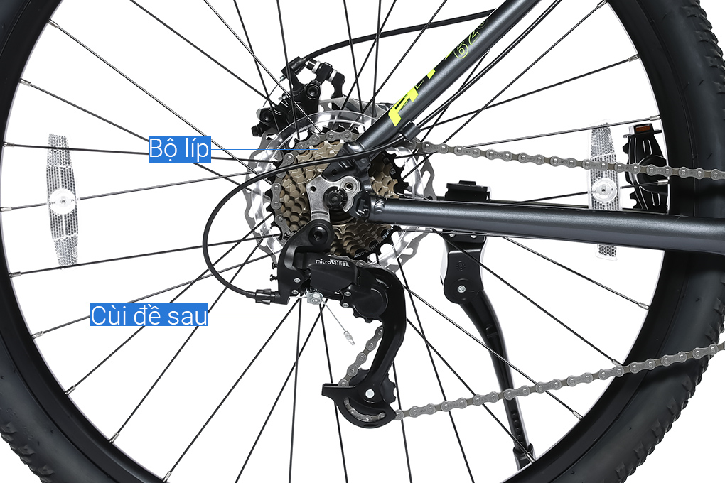 Xe Đạp Địa Hình MTB Giant ATX 620 26 inch Size M Màu Xám