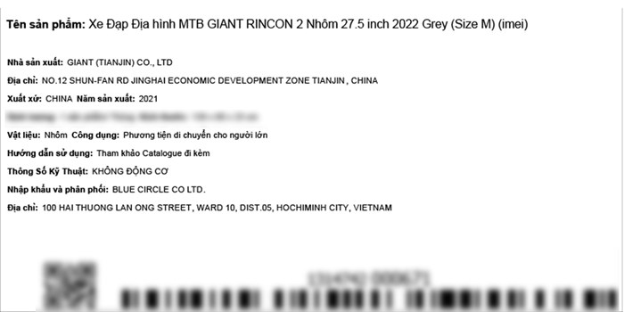 Xe Đạp Địa Hình MTB Giant Rincon 2 (2022) 27.5 inch Size M